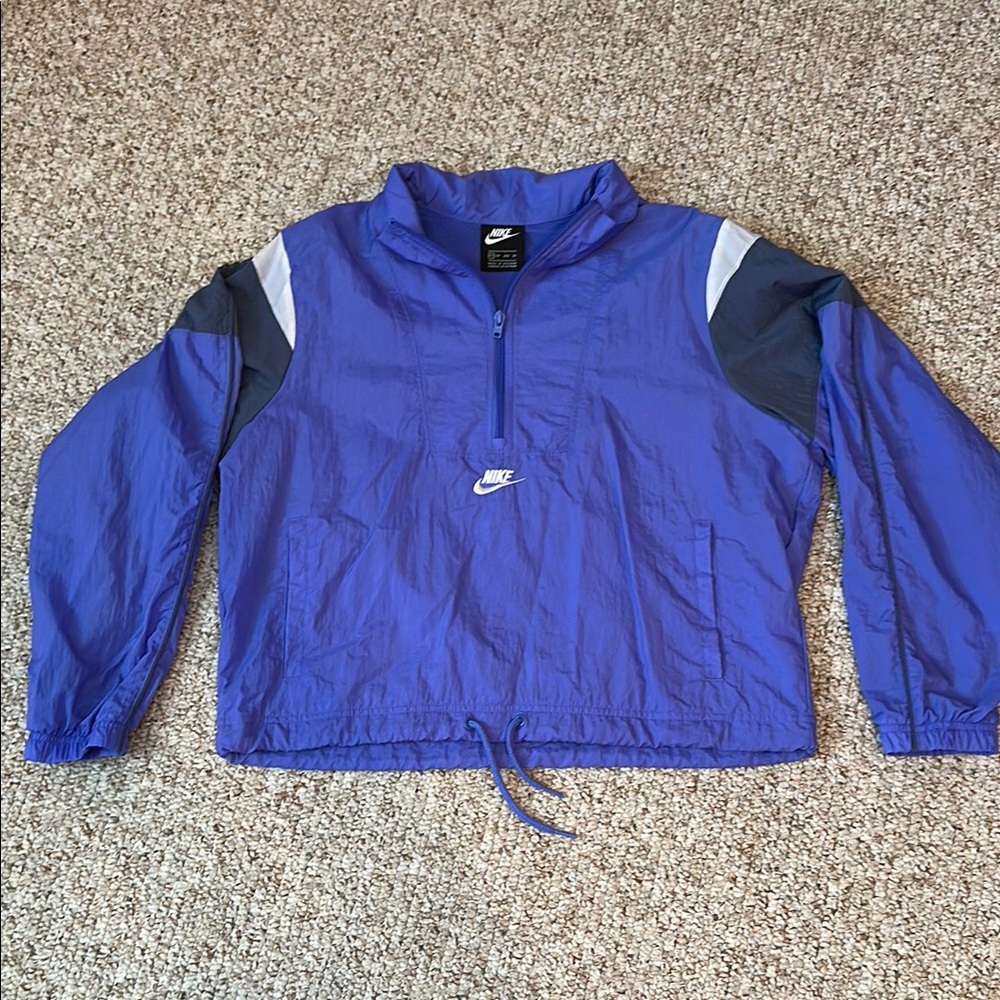 Nike Royal Blue Pullover Jacket
